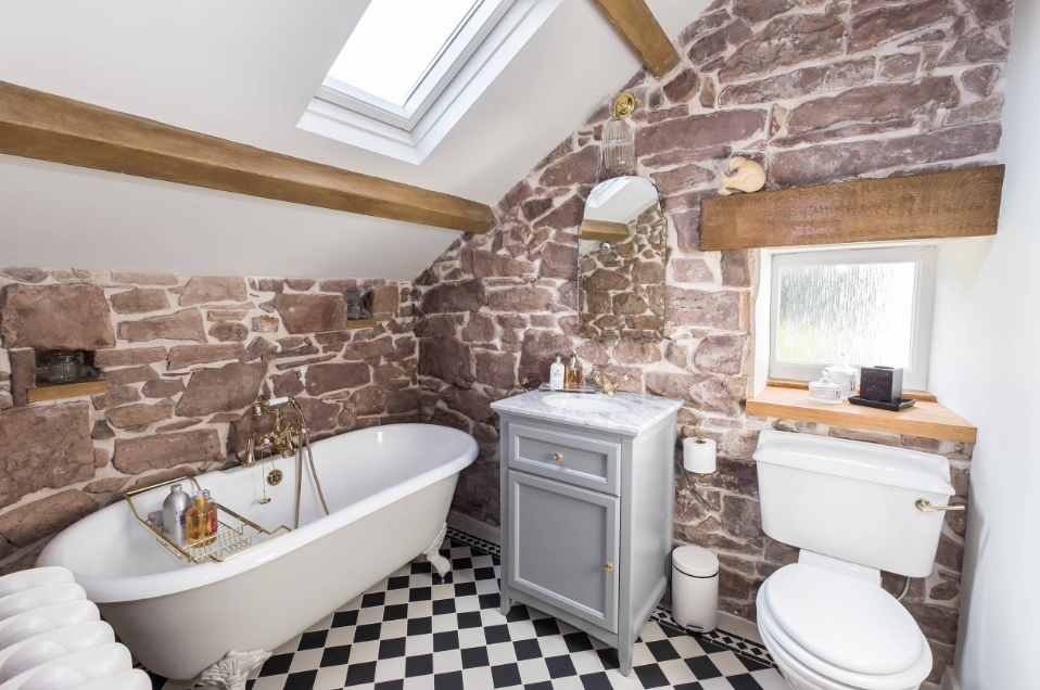Rustic Victorian Bathroom