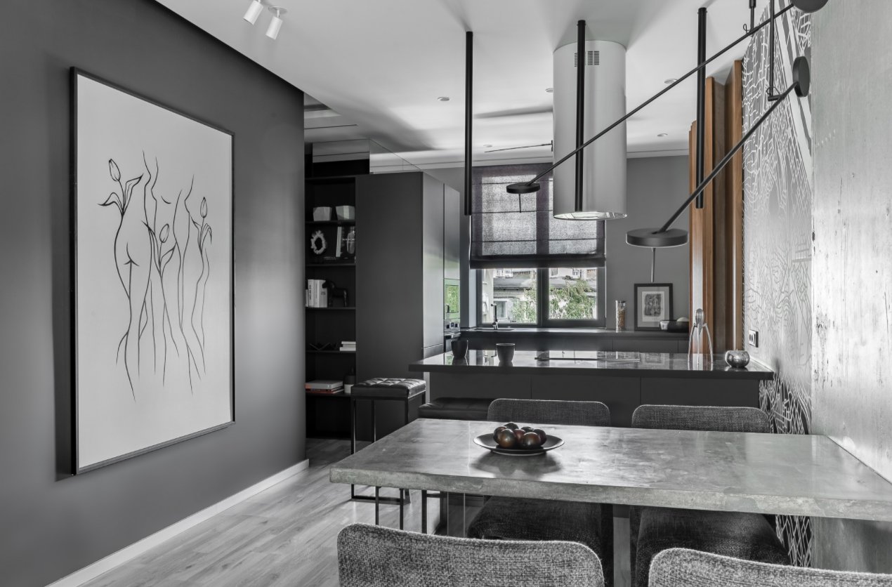 Use Grays and Neutrals to Create a Black and White Effect