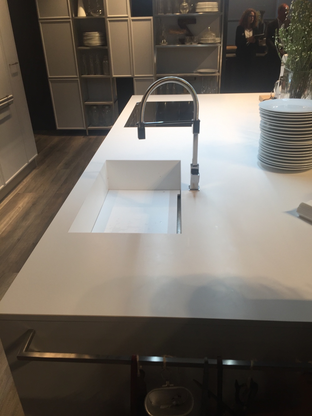 An integrated sink is a sink and a countertop that is all in one