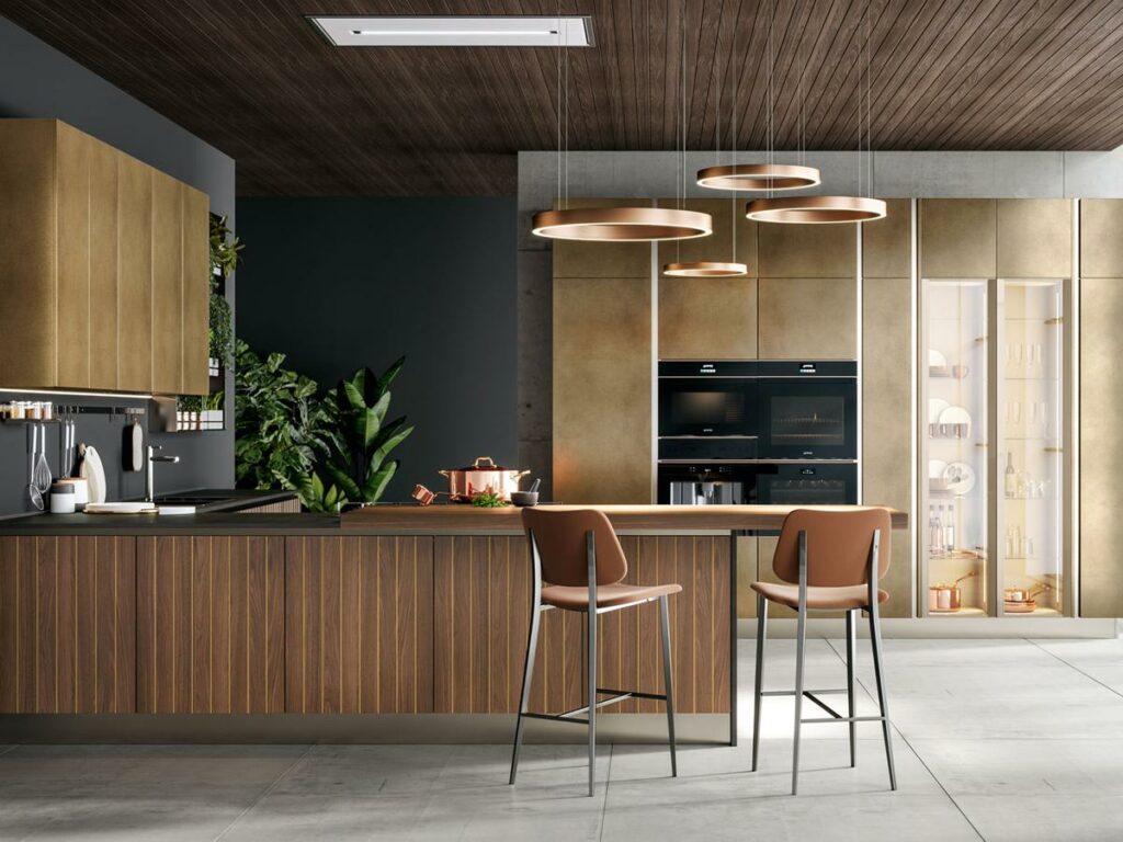 Mid-Century Modern Modular Kitchen