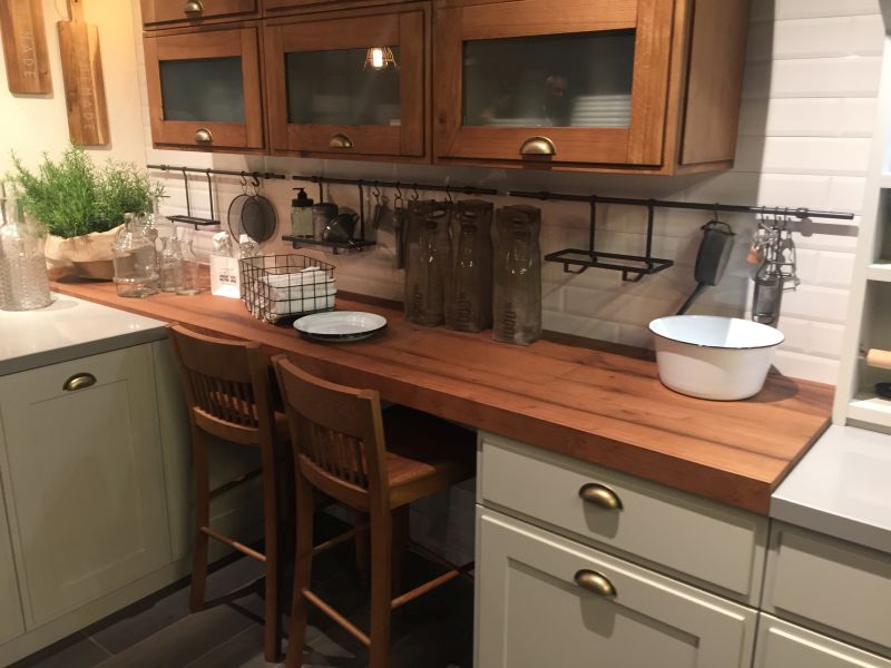 Small space for breakfast serving