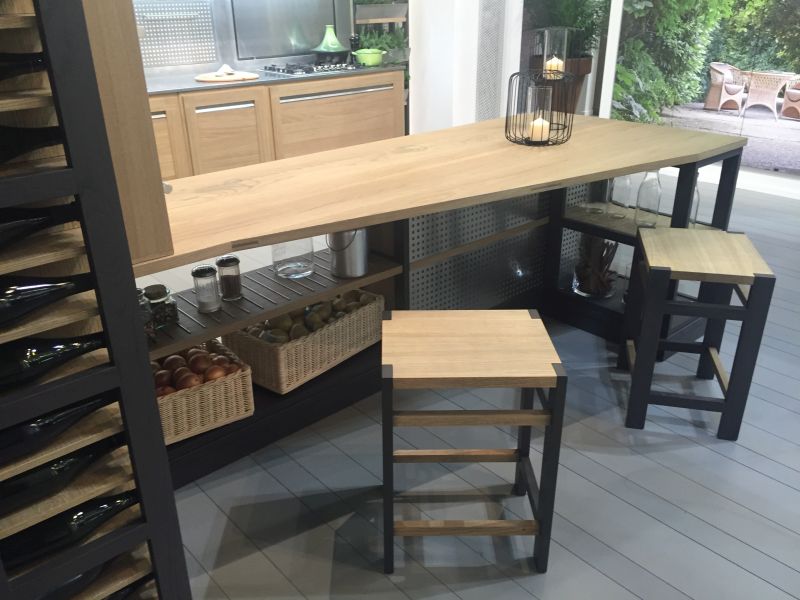 Wood countertop kitchen island table